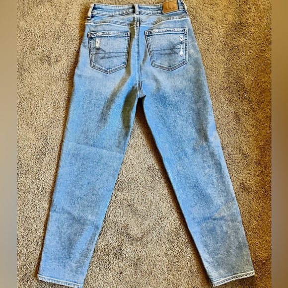American Eagle Mom Jean Medium Wash Size 0 Regular - Picture 3 of 8